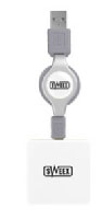Sweex 4-port USB Hub Virgin White (US040)